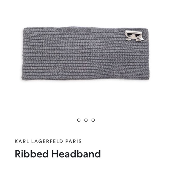 KARL LAGERFELD PARIS scarf & headband set - Picture 3 of 5
